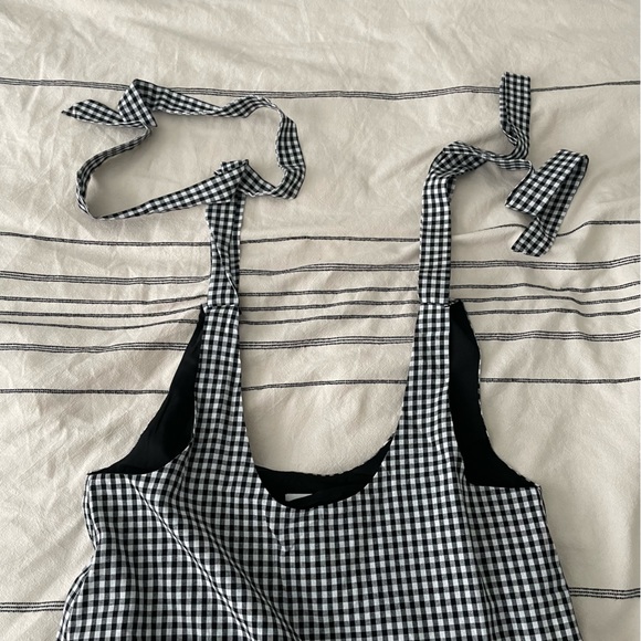 NWT Love bonito Gingham trapeze dress - Picture 4 of 5